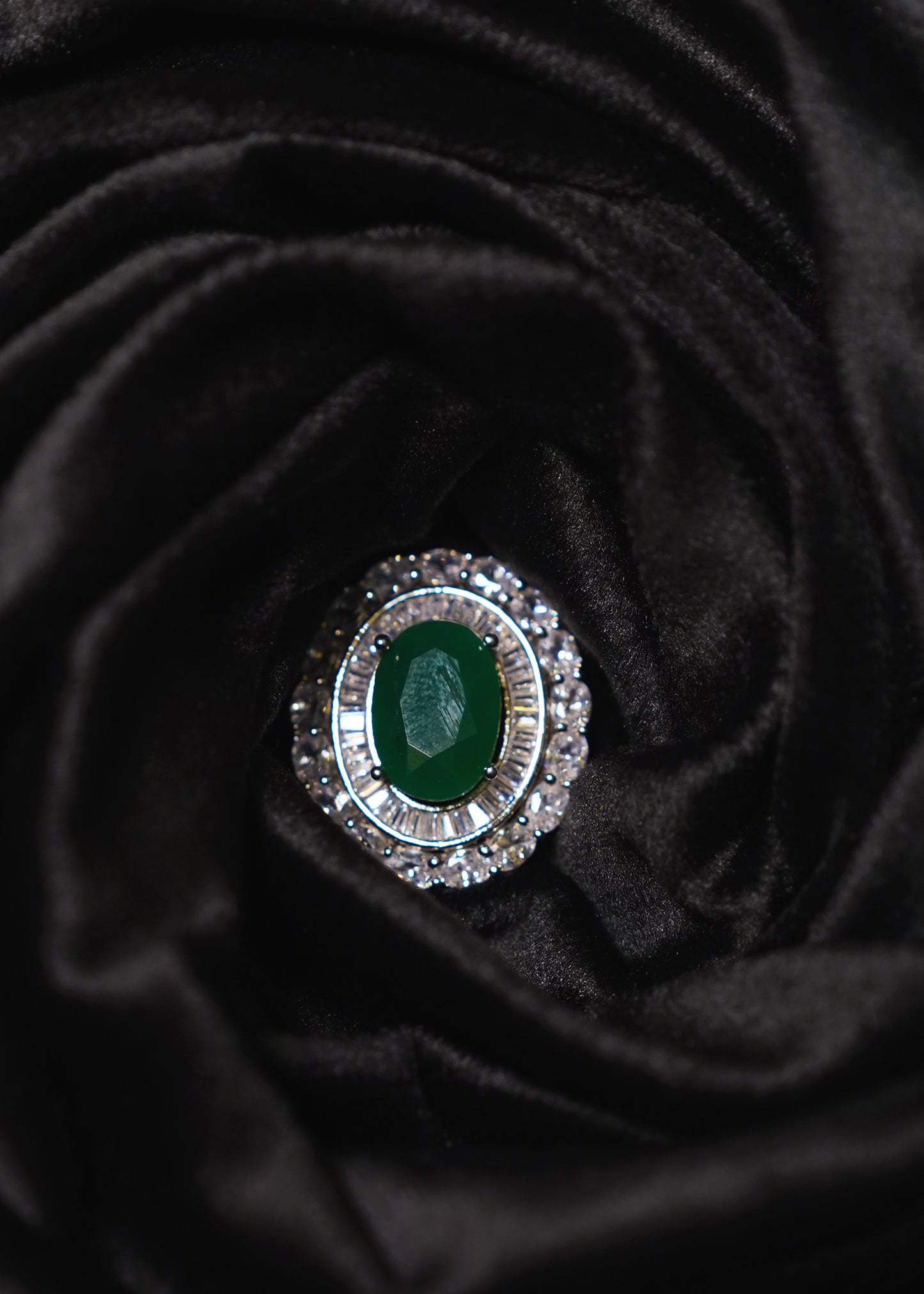 Emerald Cocktail Ring