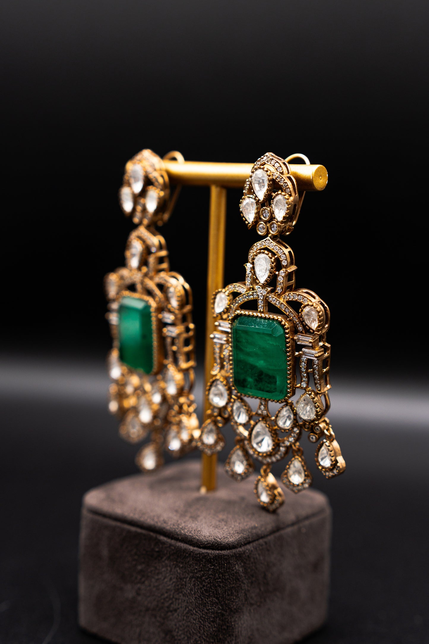 Modern Polki Earrings