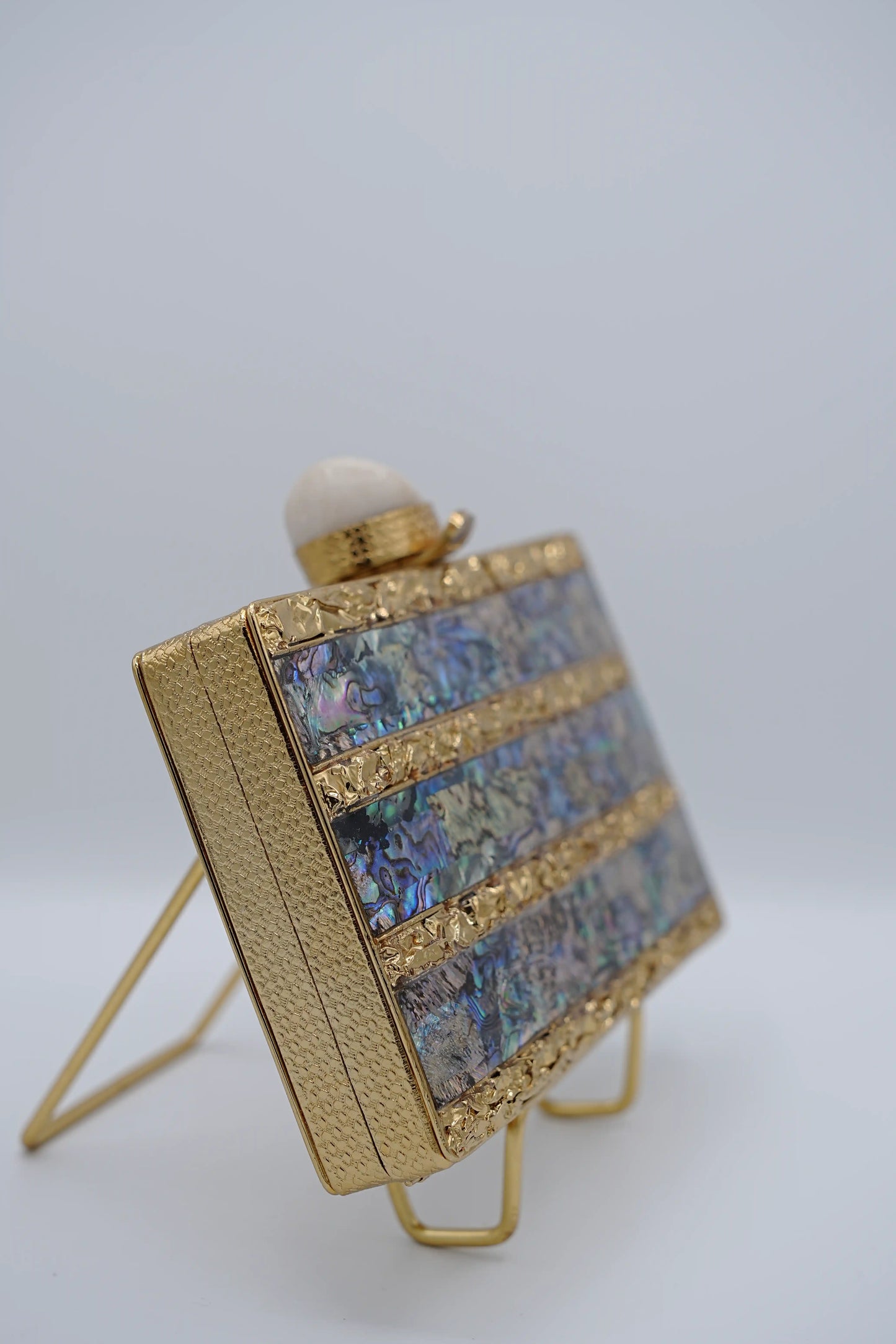 Iridescent Abalone Clutch