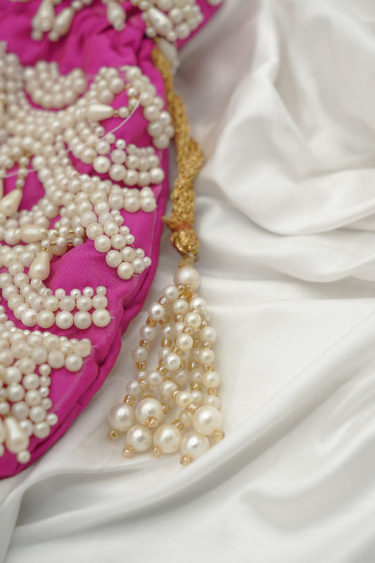 Fuscia Pink Potli