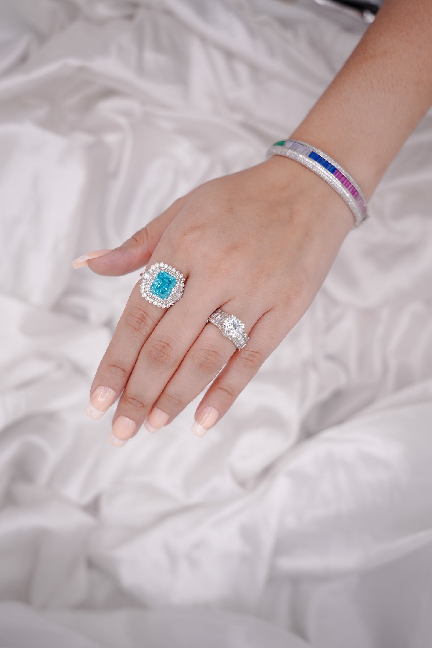 Ice Crush Topaz ring