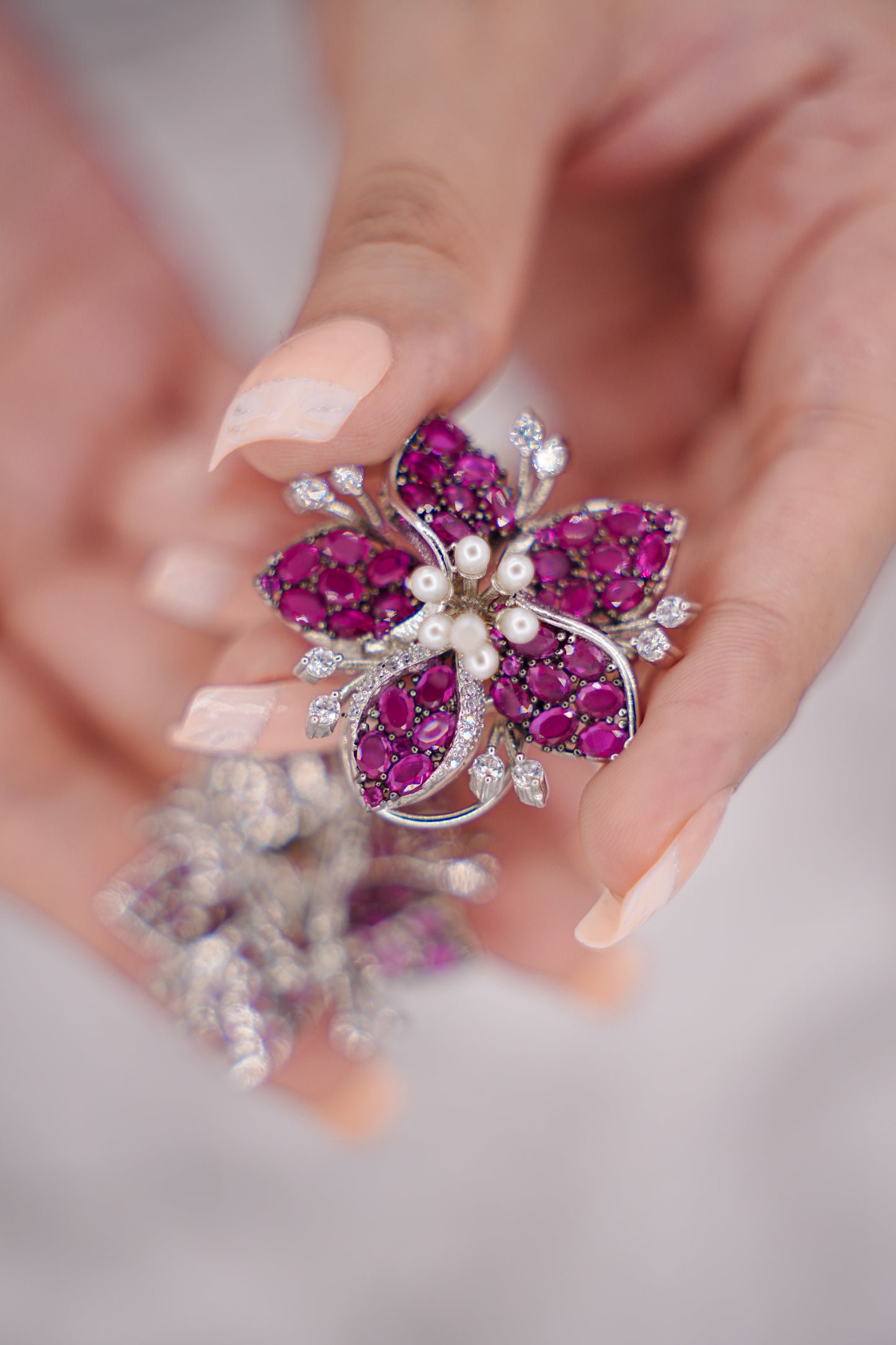 Floral Setting Studs