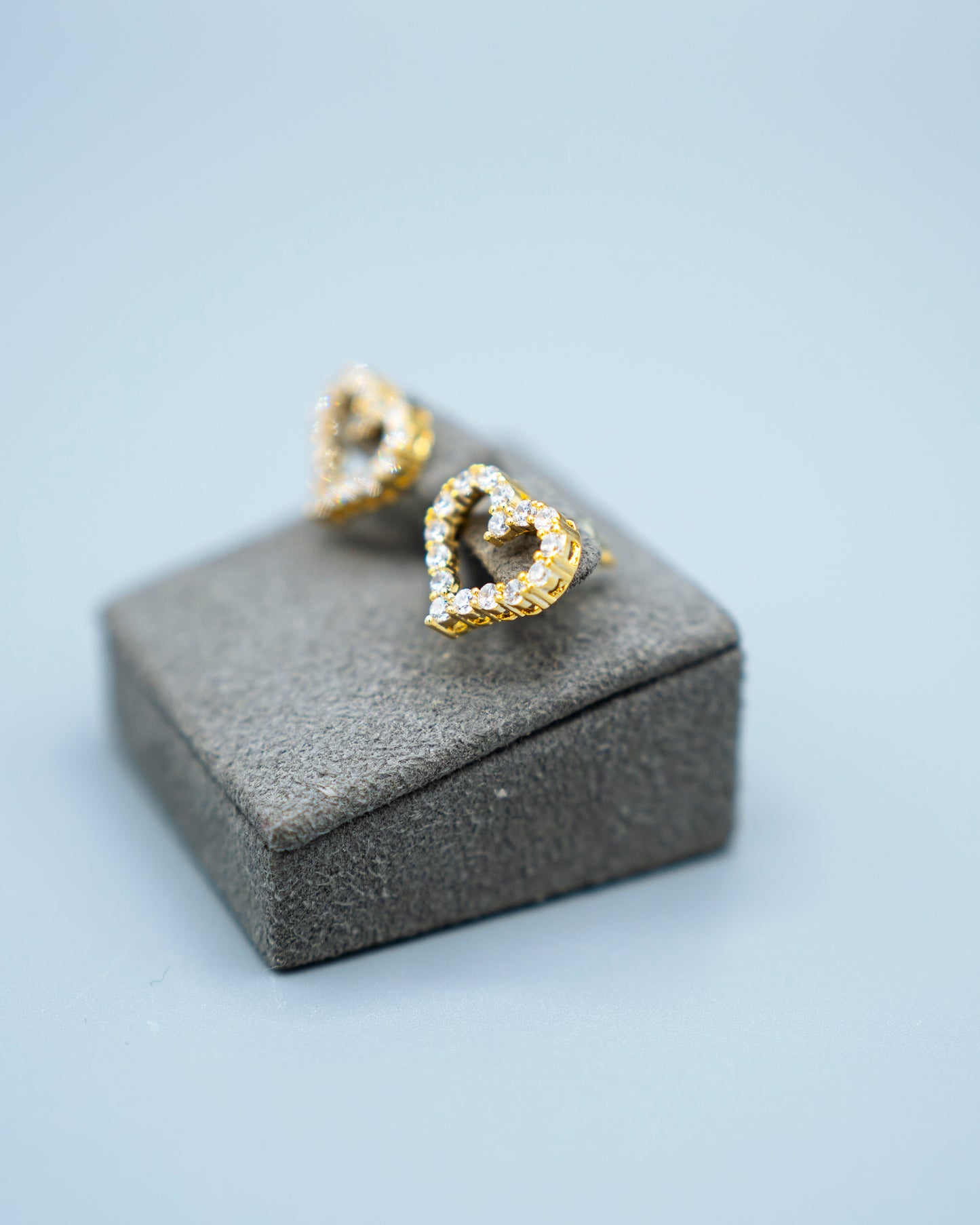 Heart studs
