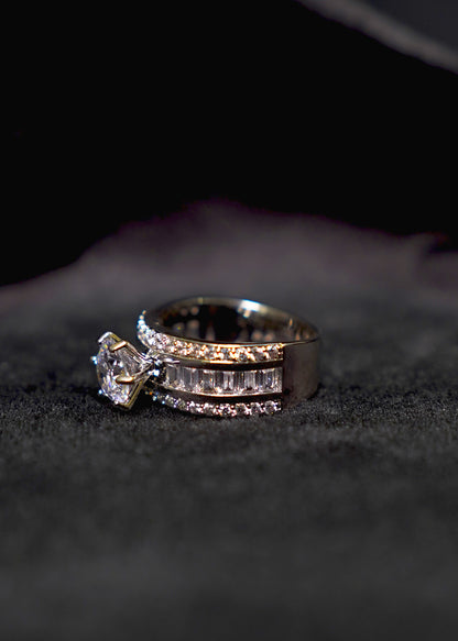 Solitaire Band Ring