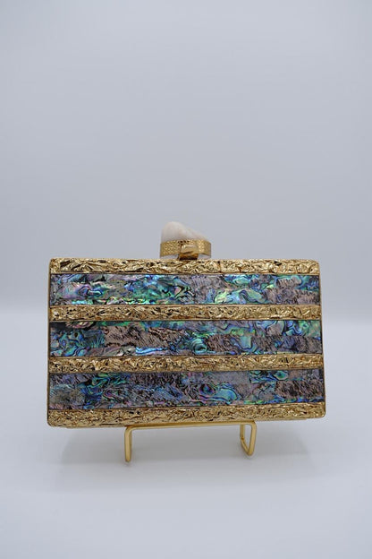 Iridescent Abalone Clutch