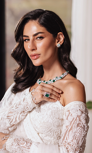 Hydro Emerald Bib Necklace