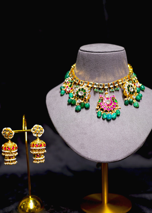 Peacock Kundan Necklace