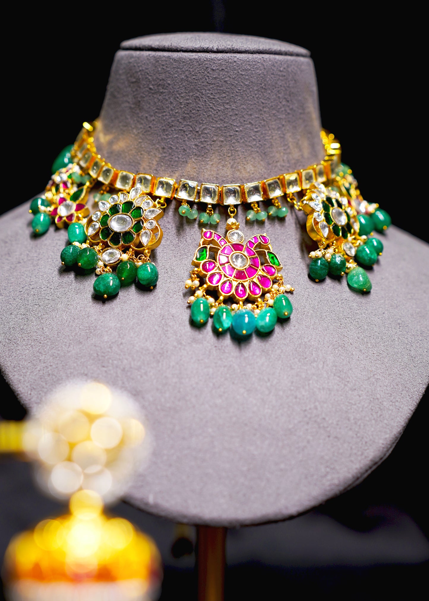 Peacock Kundan Necklace