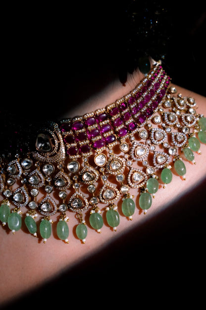 Gulzar e Noor Choker set