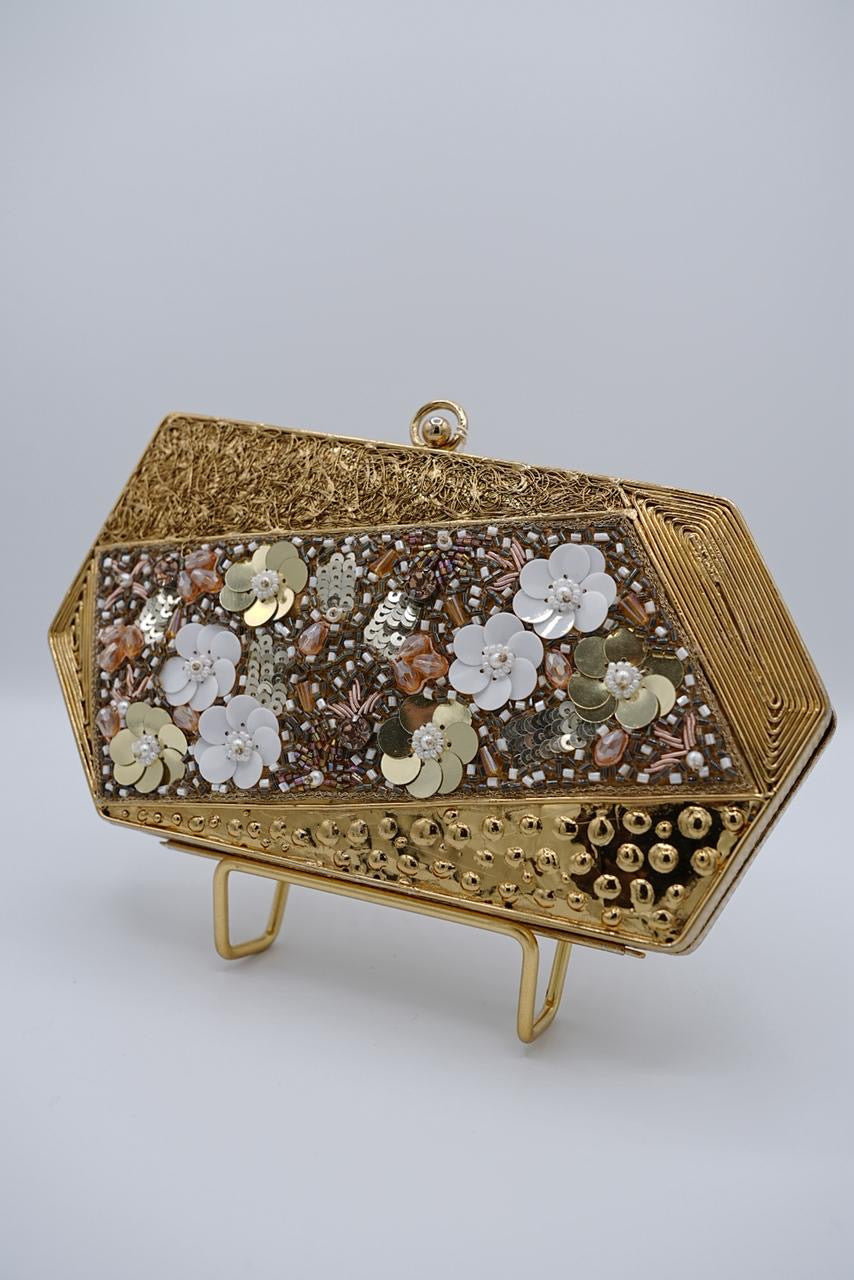 Embellished MOP Clutches