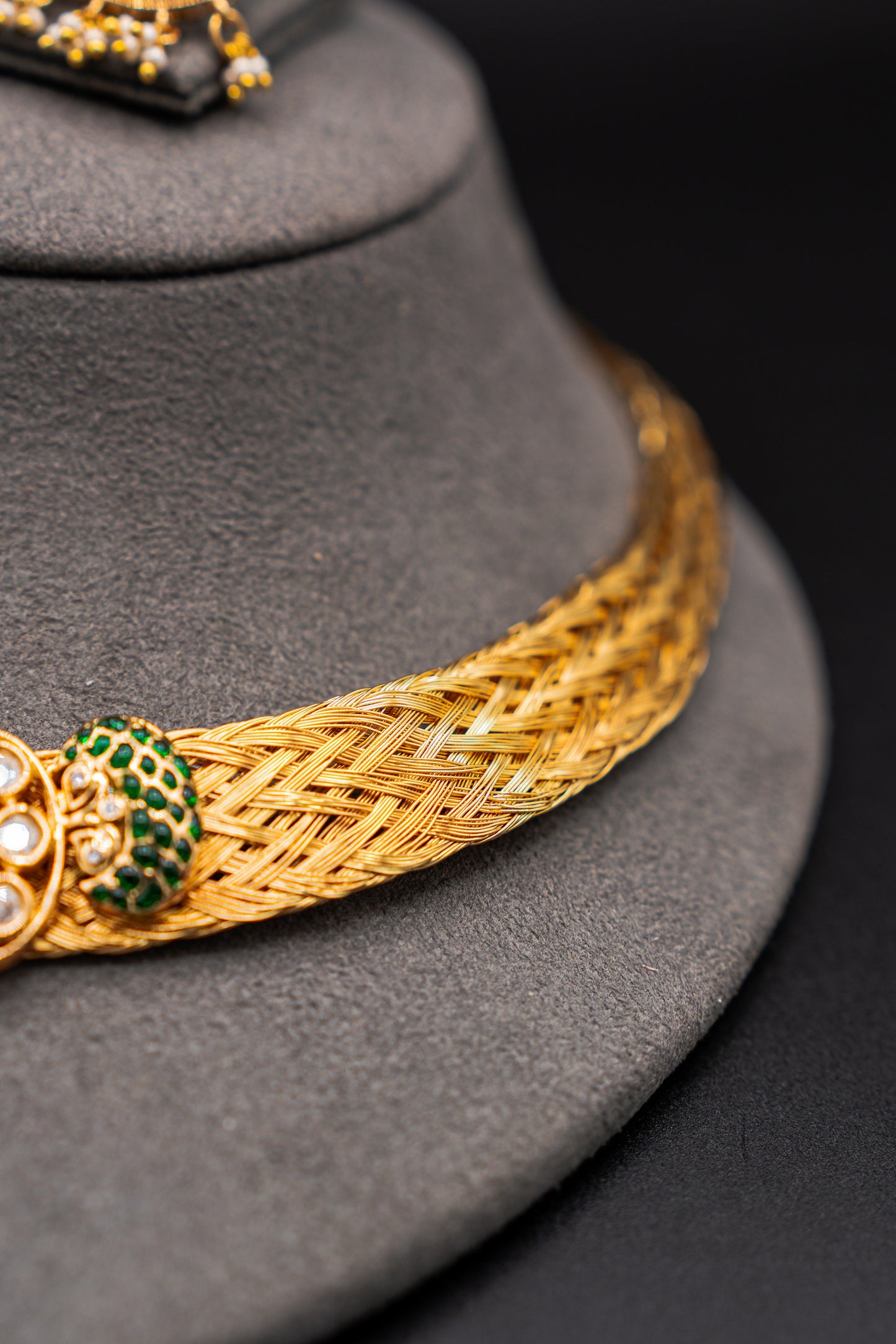 Turkish Knot Emerald Set