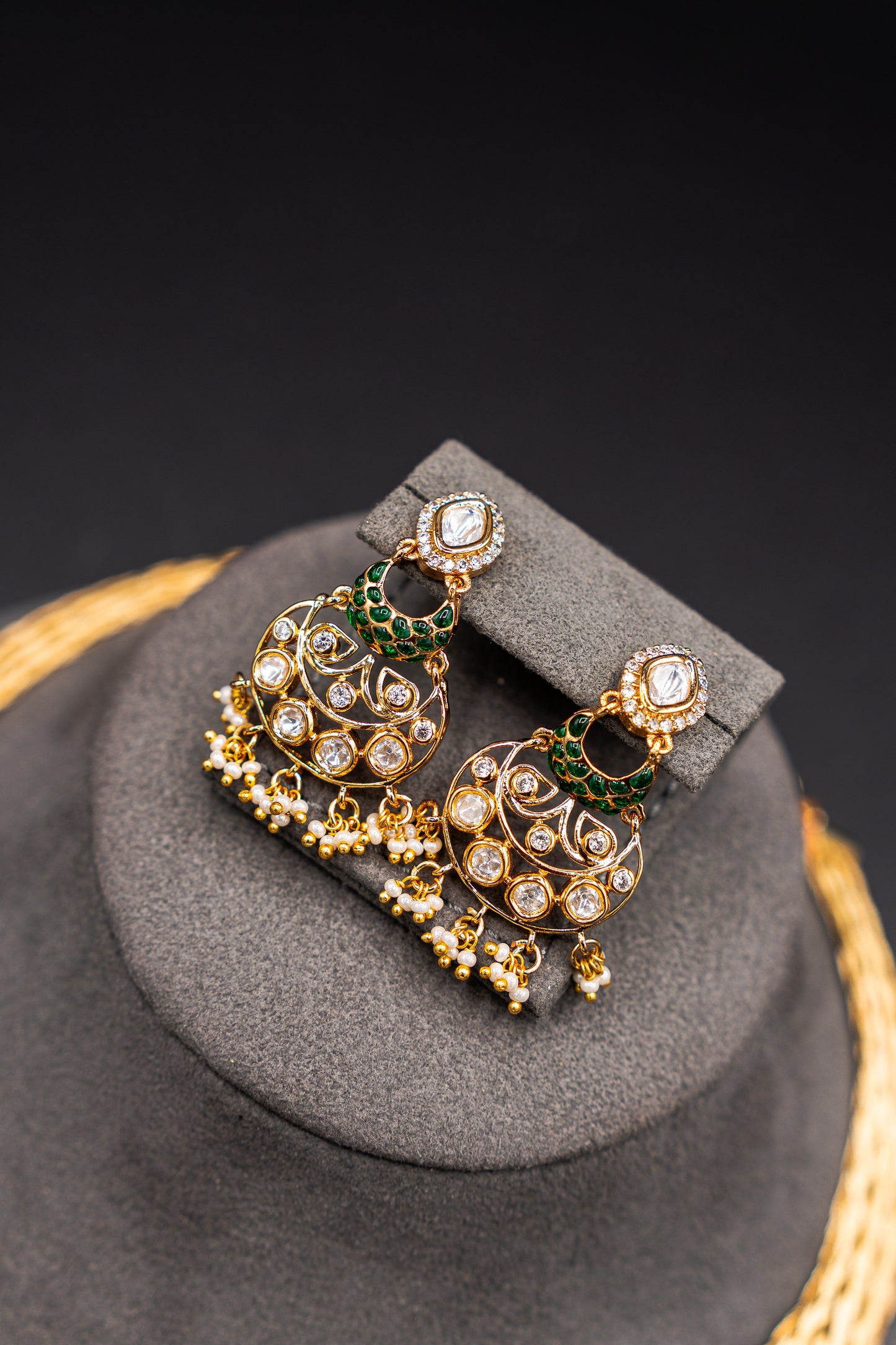 Turkish Knot Emerald Set