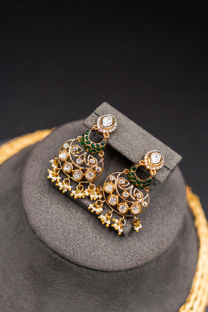 Turkish Knot Emerald Set