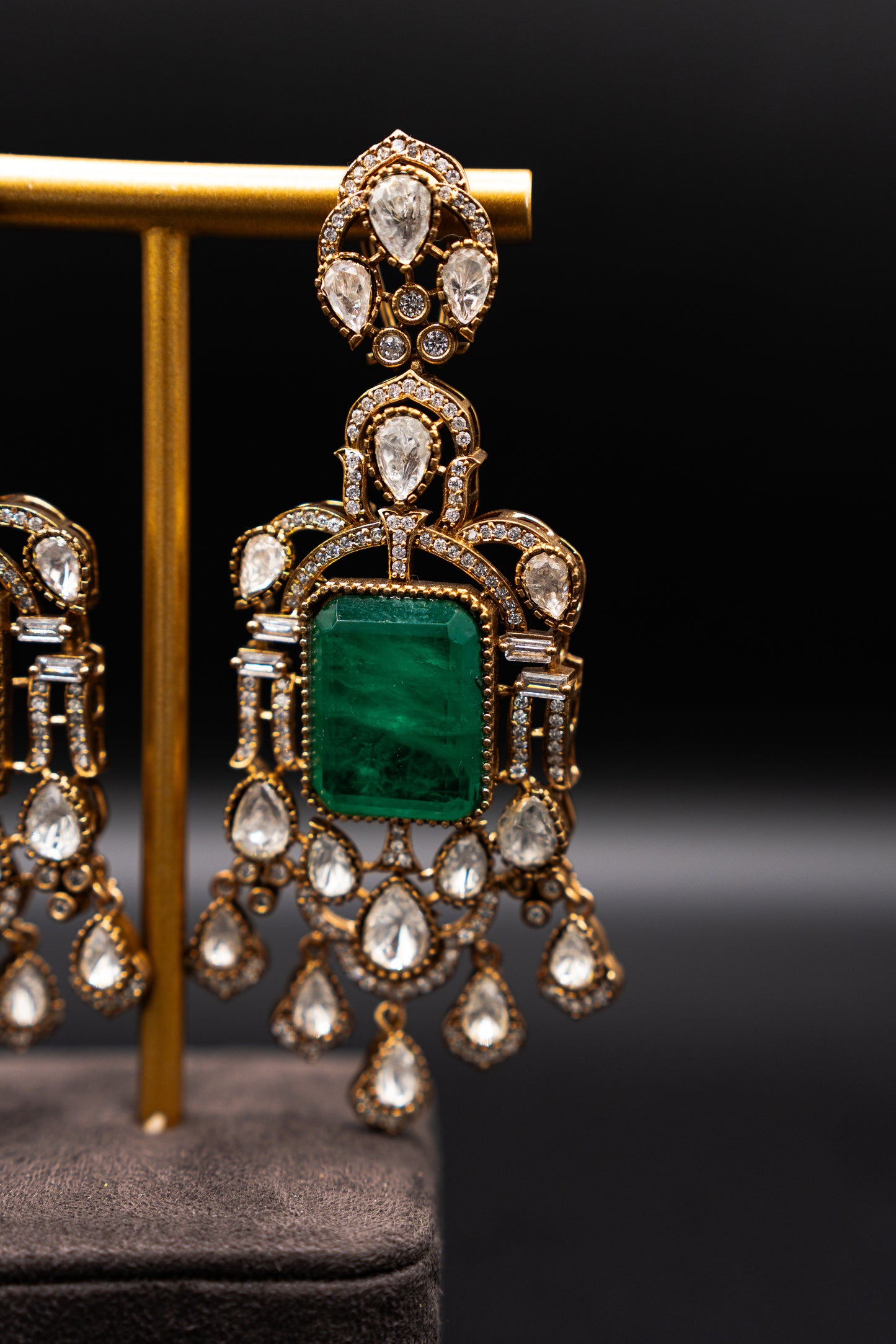 Modern Polki Earrings