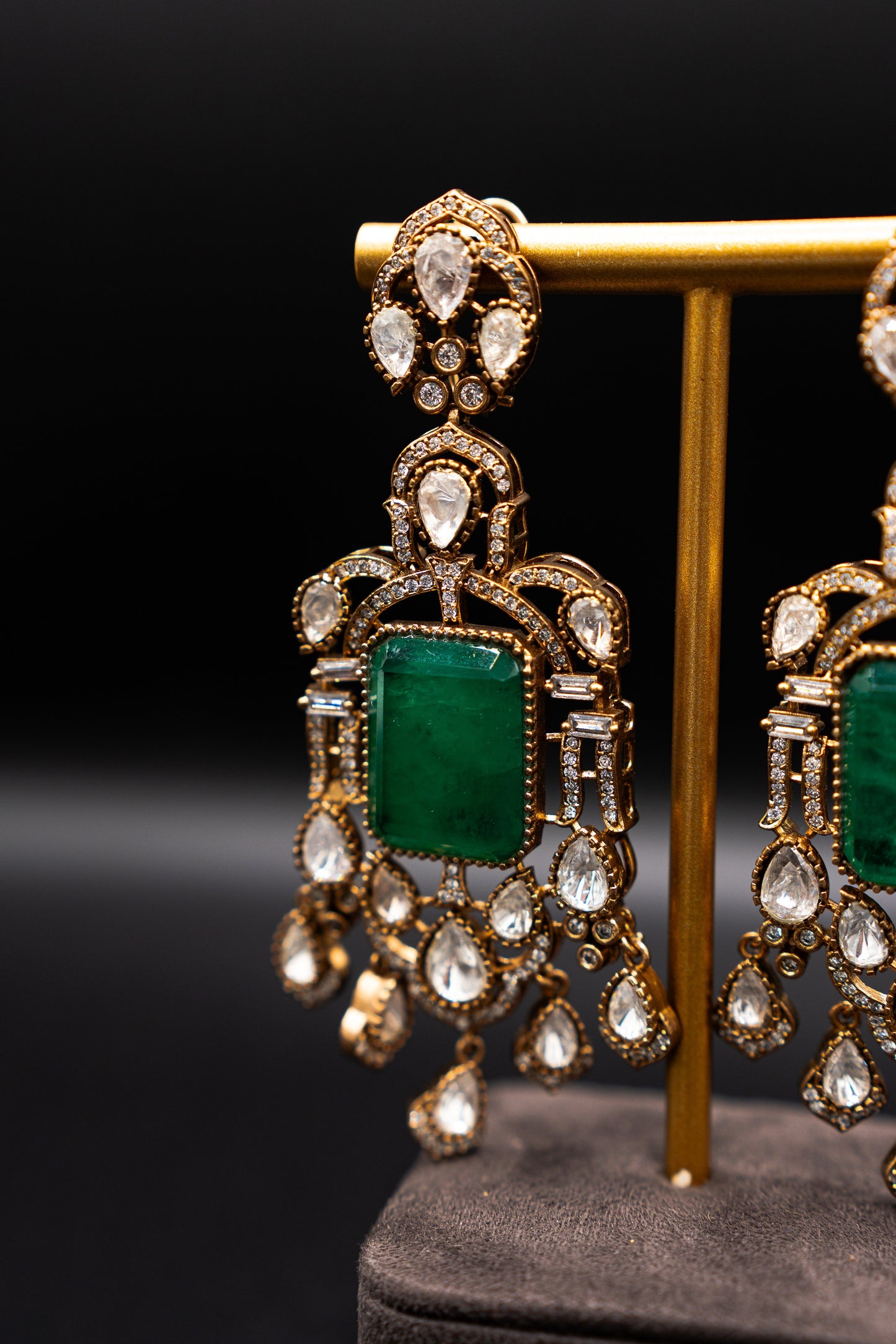 Modern Polki Earrings