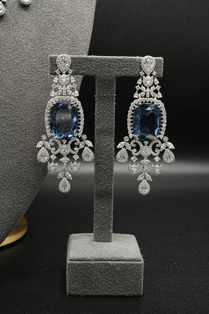 Tanzanite Oval Necklace Set