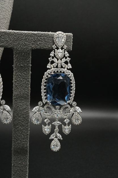 Tanzanite Oval Necklace Set