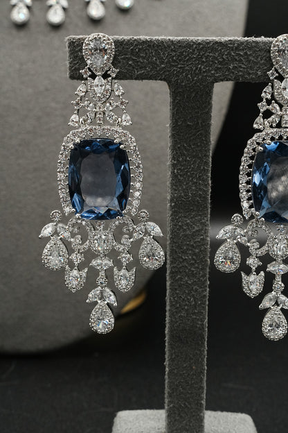 Tanzanite Oval Necklace Set