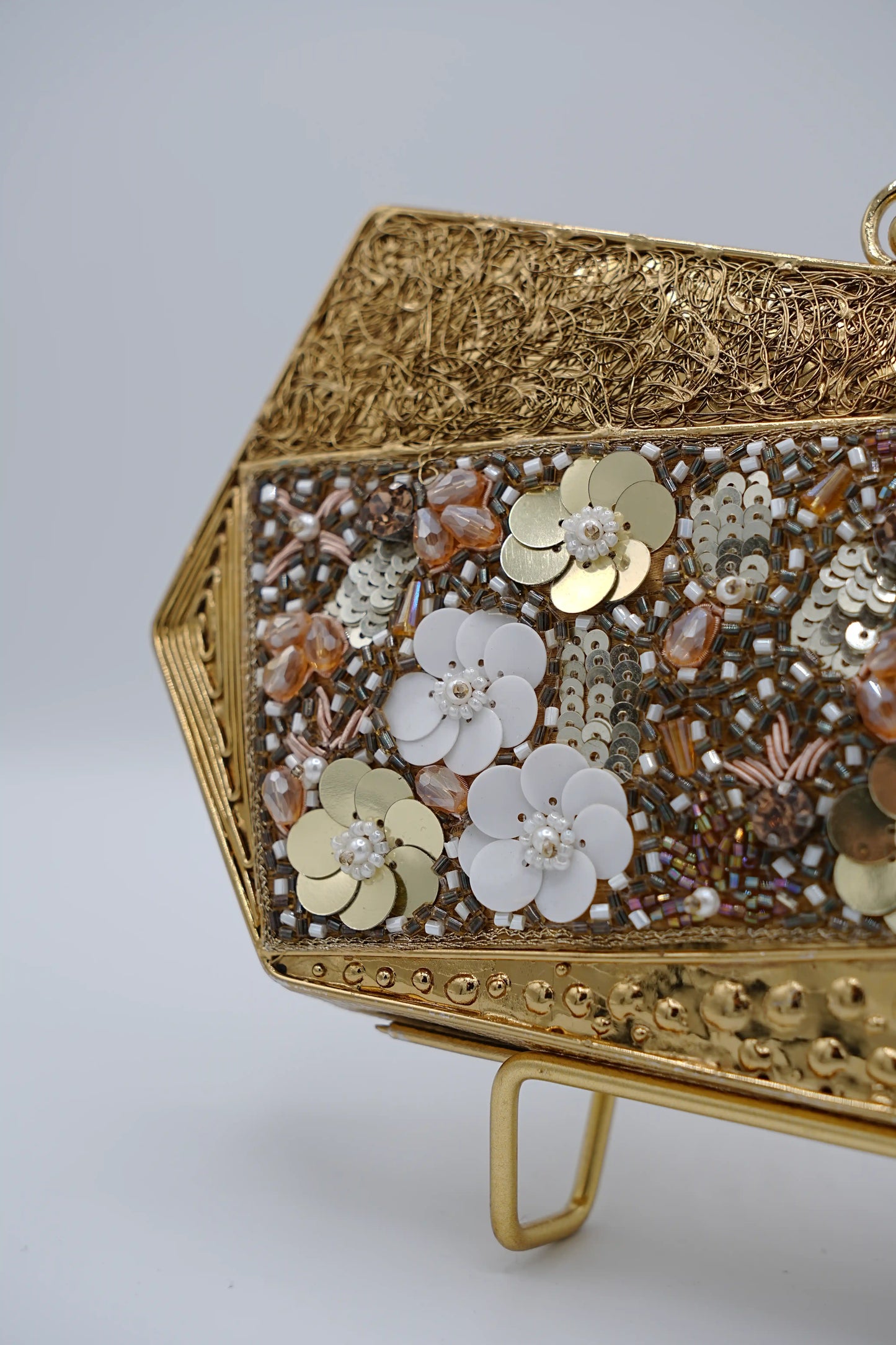 Embellished MOP Clutches