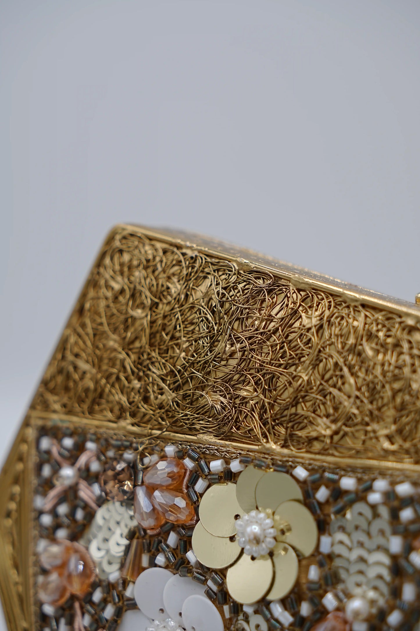 Embellished MOP Clutches