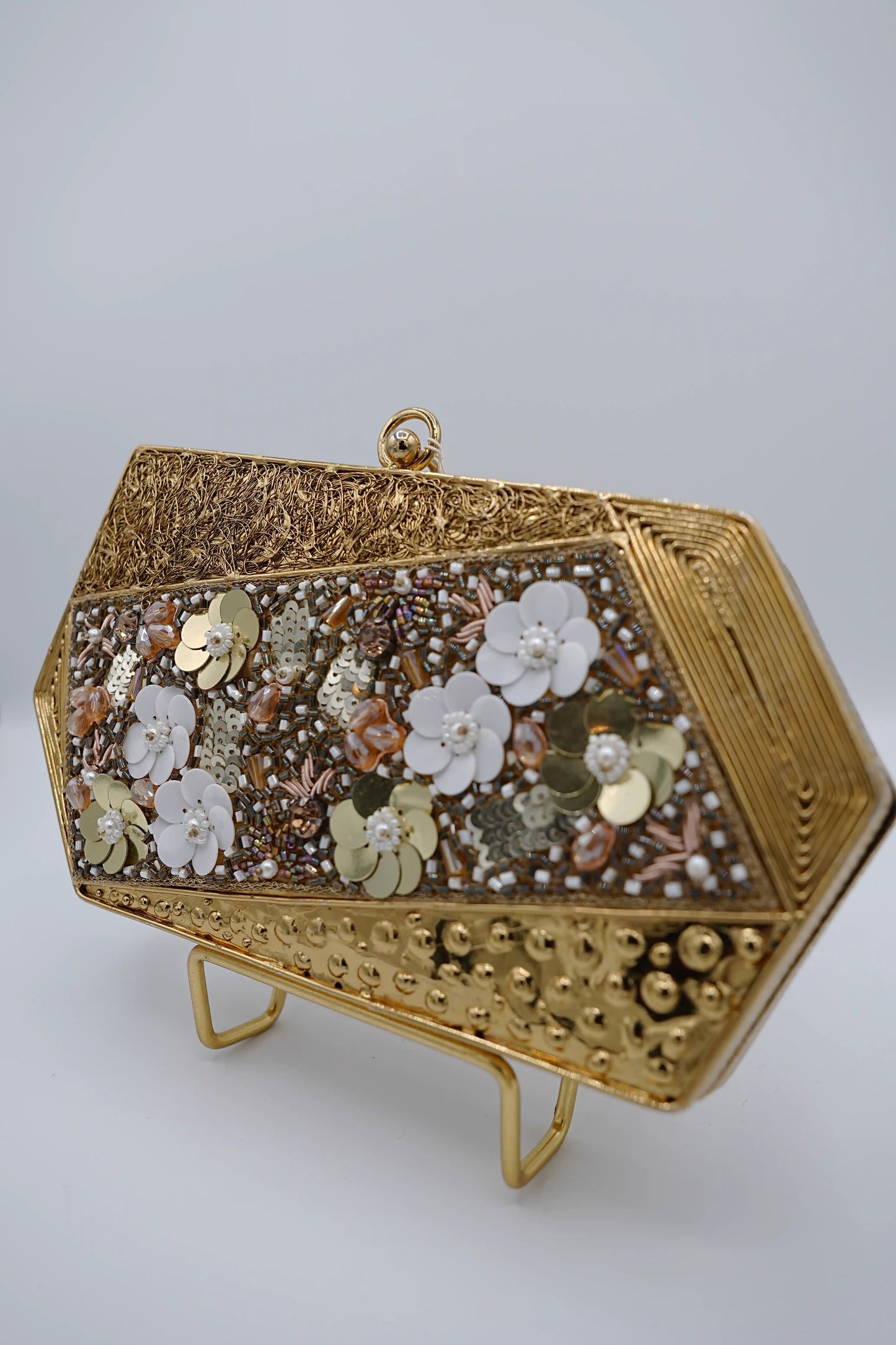 Embellished MOP Clutches