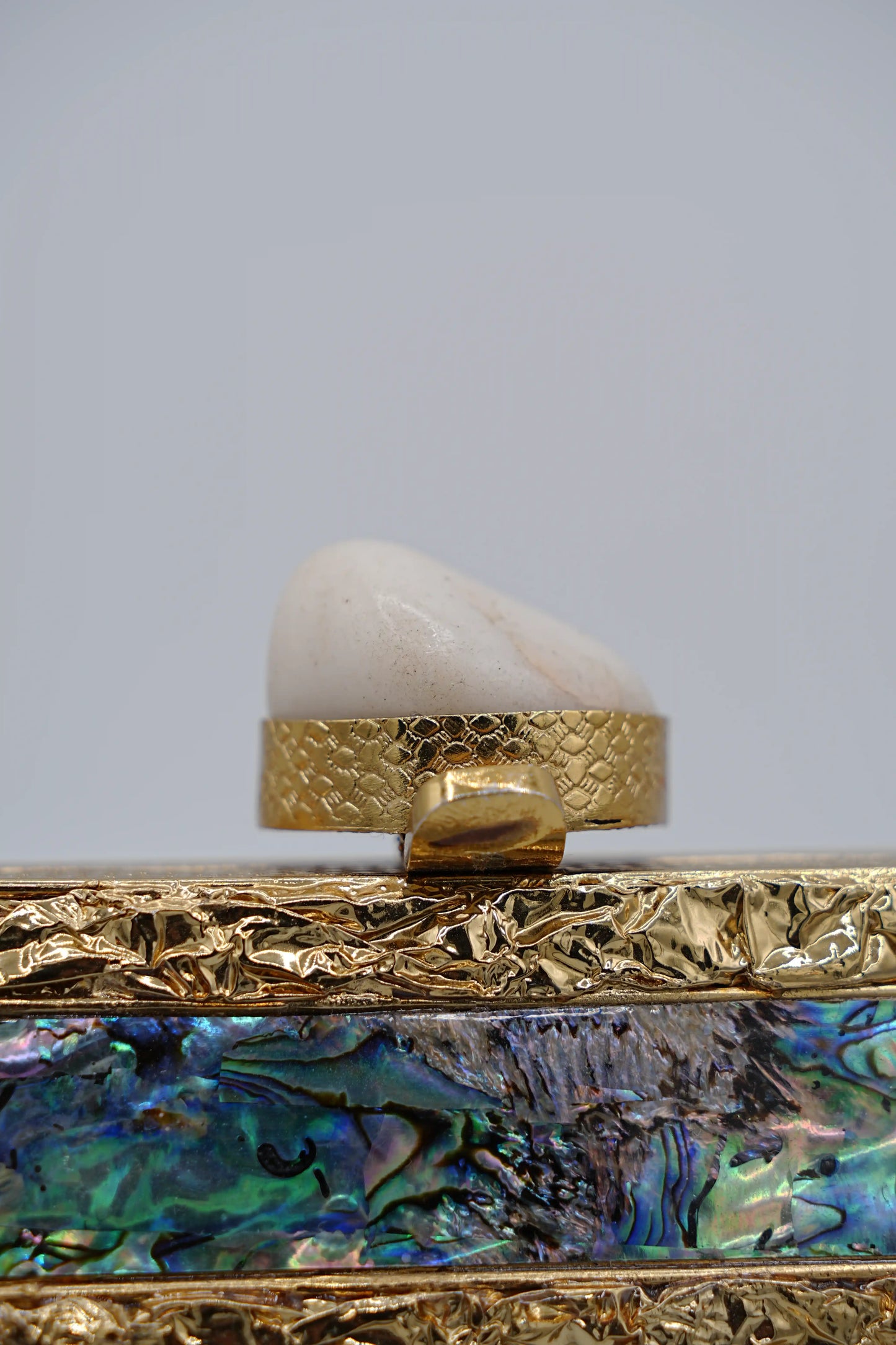 Iridescent Abalone Clutch