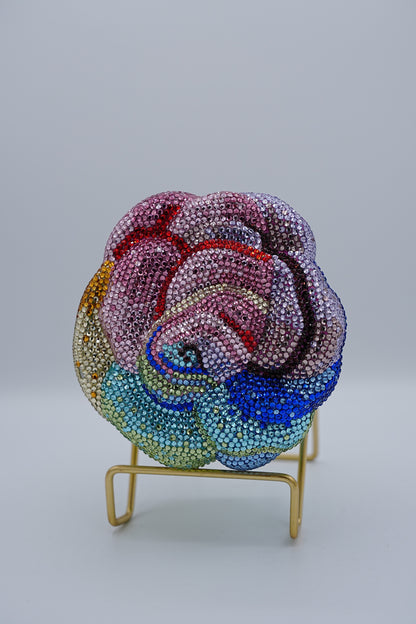 Rainbow Rose Judith Lieber