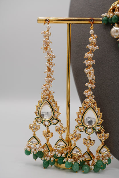 Gulbahar Polki Necklace Set