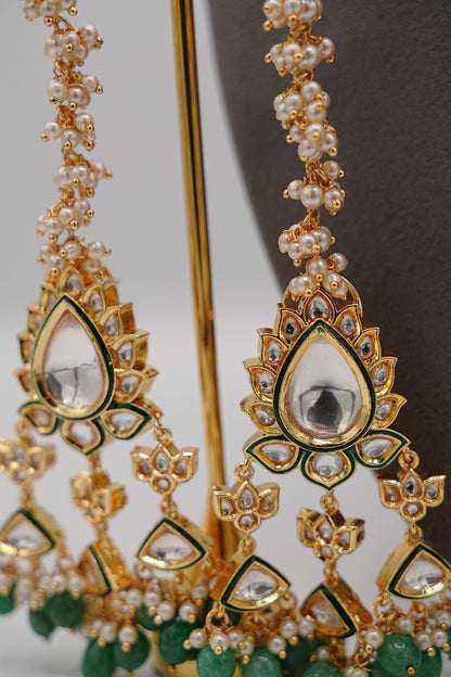Gulbahar Polki Necklace Set