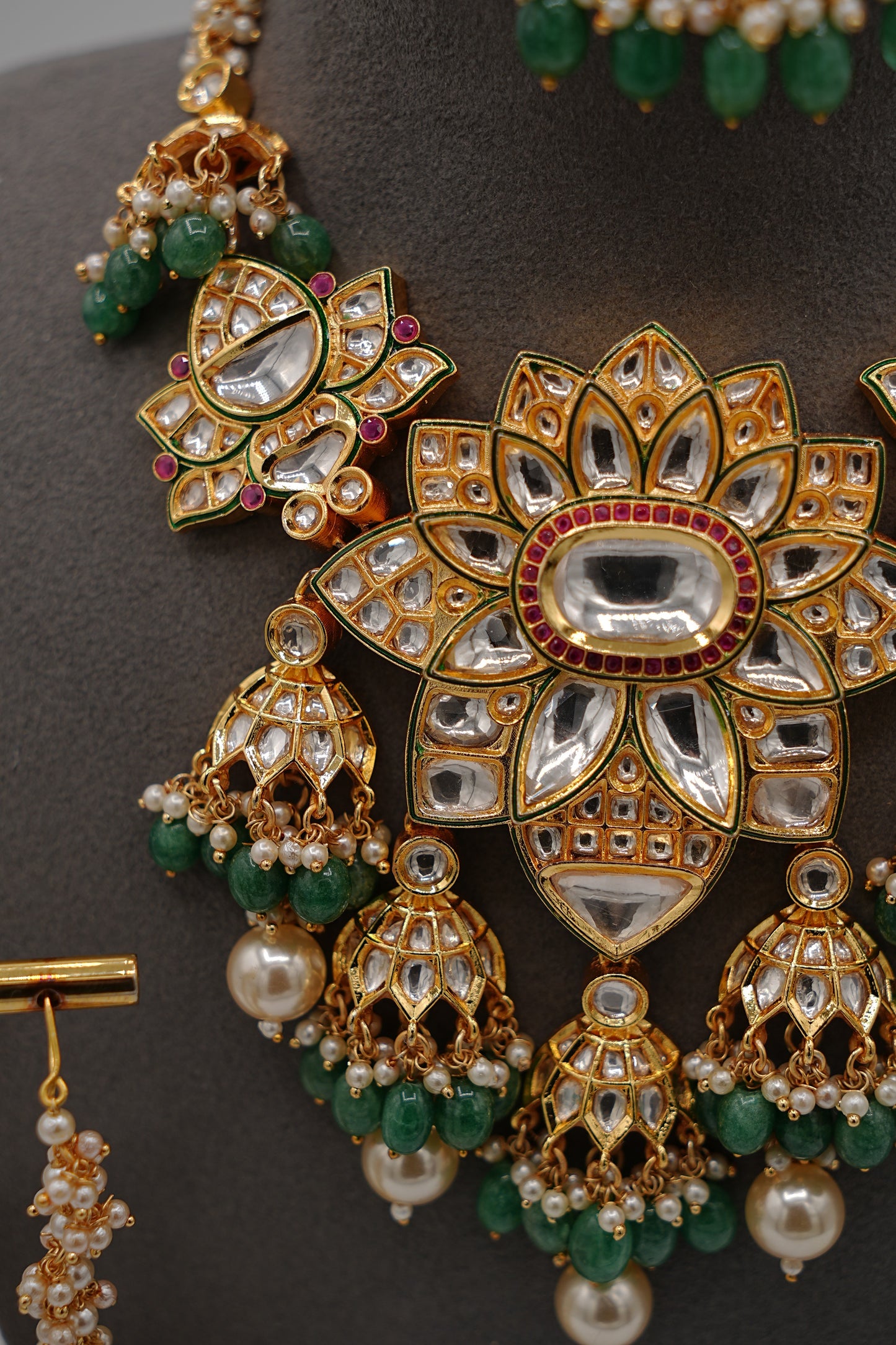 Gulbahar Polki Necklace Set