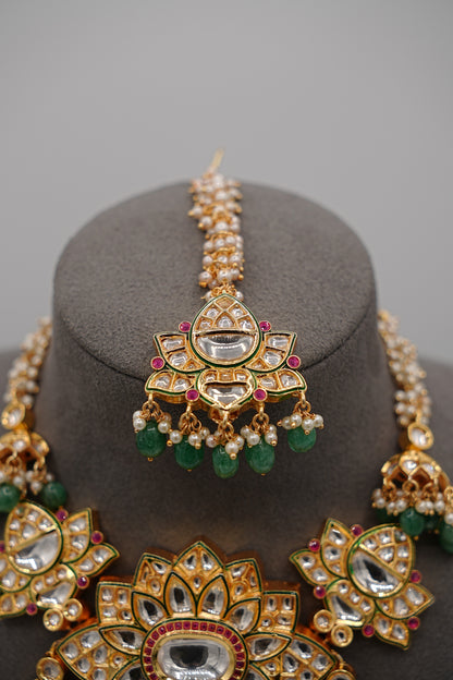 Gulbahar Polki Necklace Set