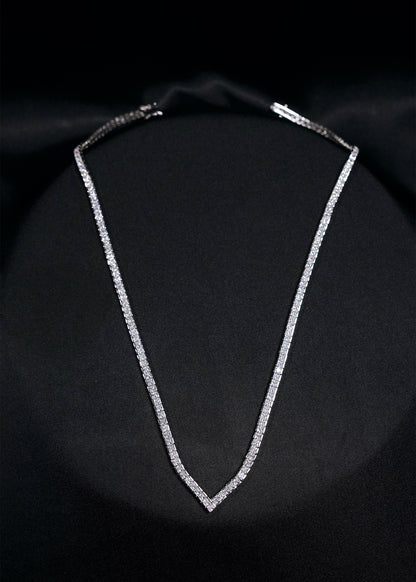 V- shaped Silver String