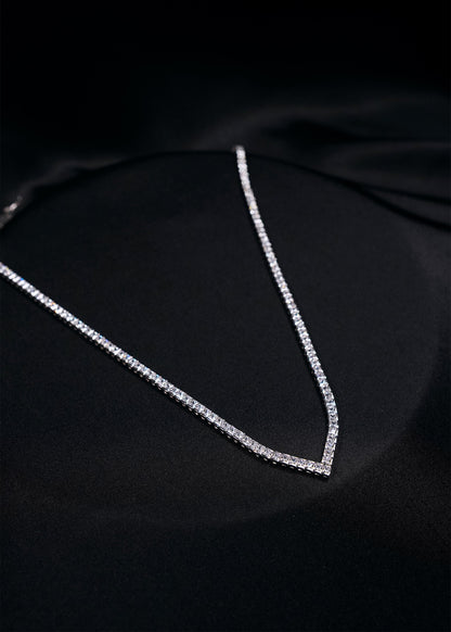 V- shaped Silver String