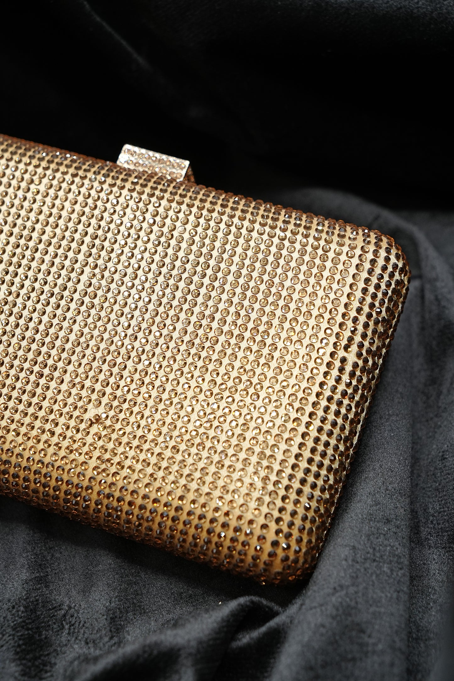 Sleek Gold Clutch