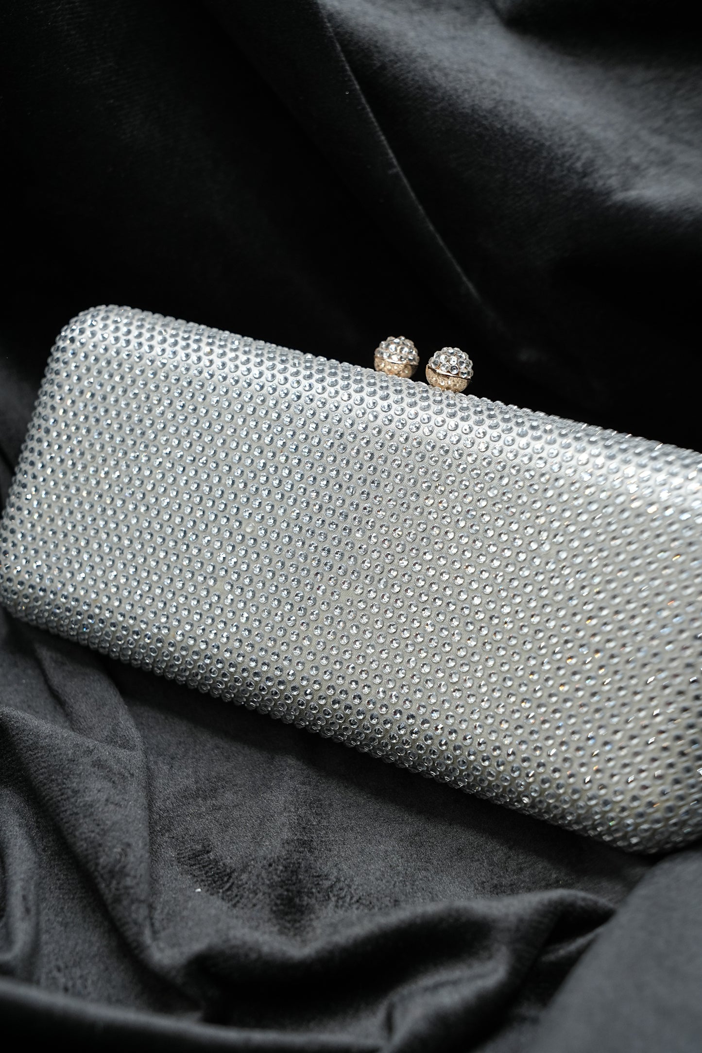 Sleek Silver Clutch