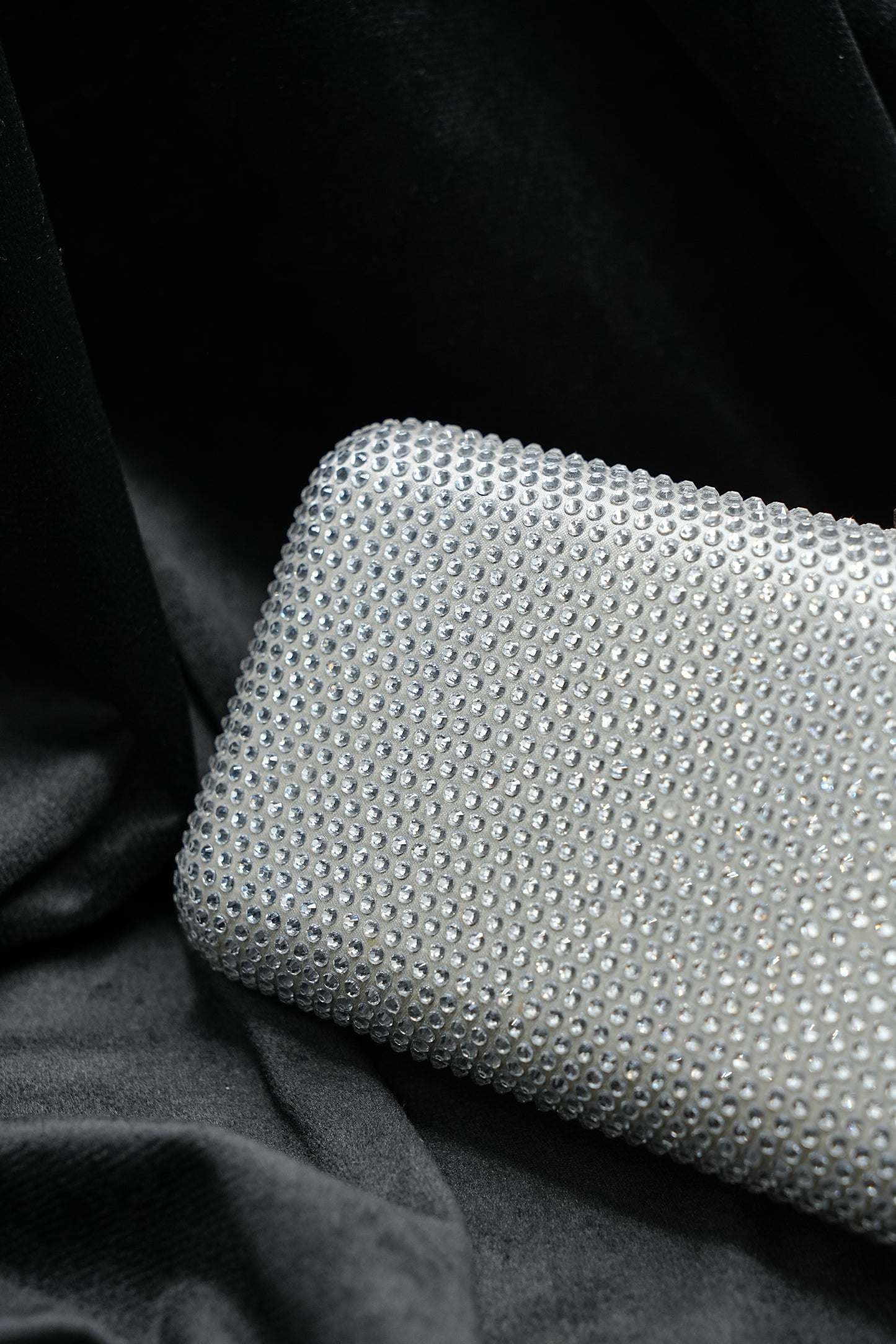 Sleek Silver Clutch