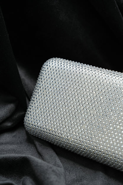 Sleek Silver Clutch