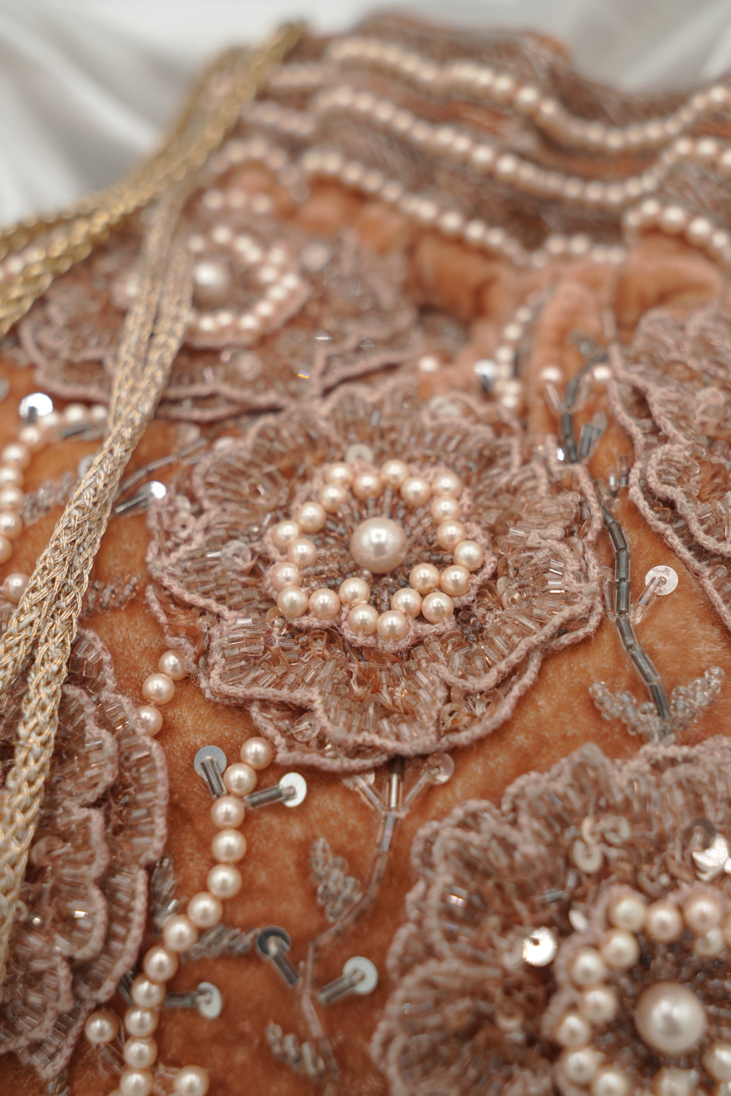 Peach Potli Bag