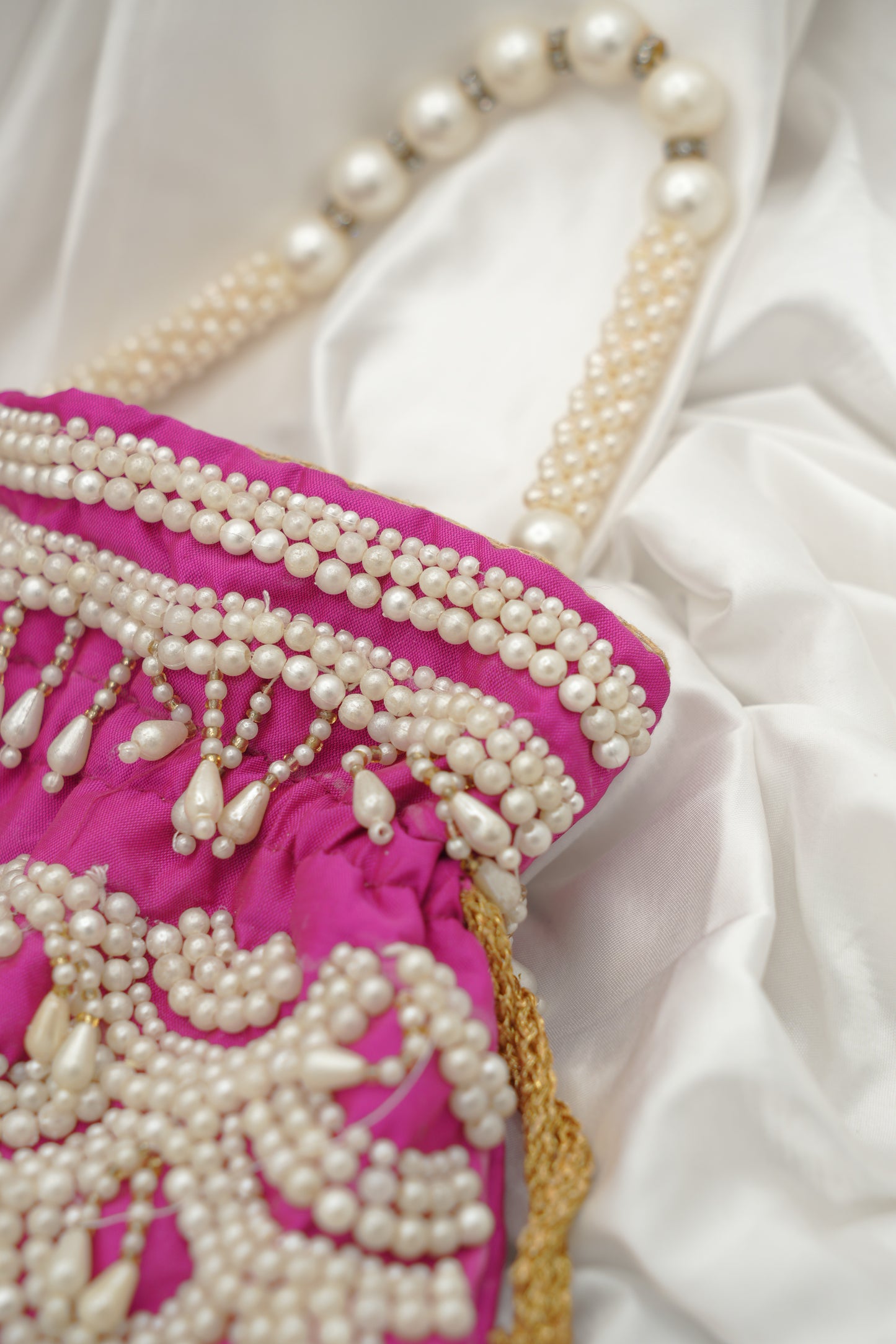 Fuscia Pink Potli