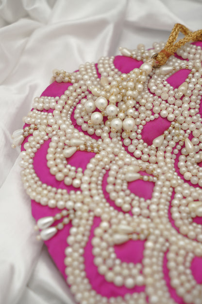Fuscia Pink Potli