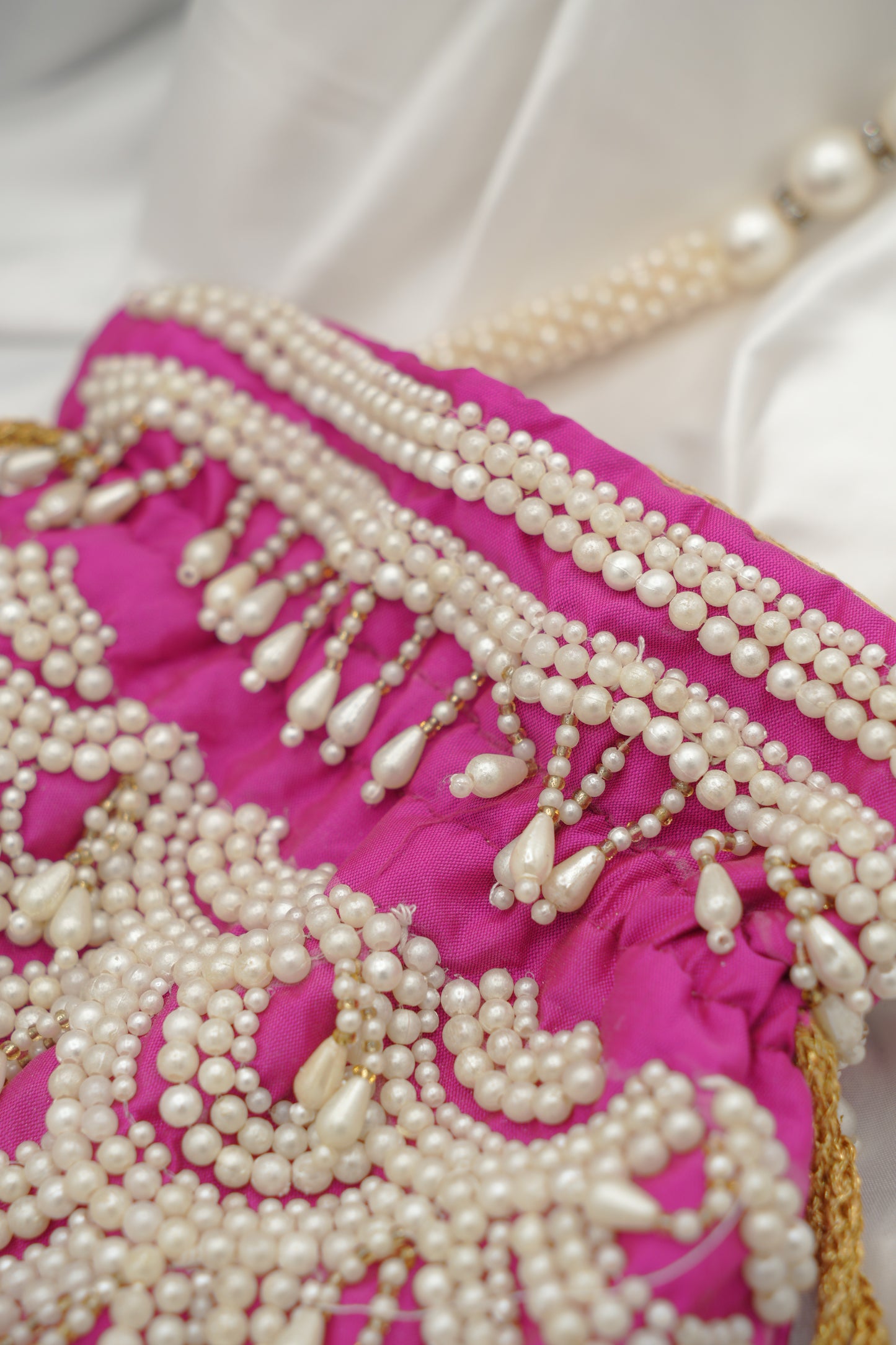 Fuscia Pink Potli