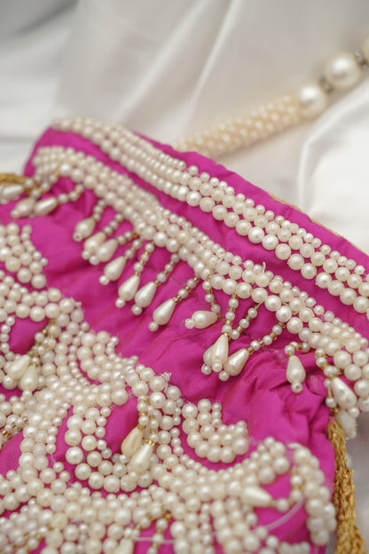 Fuscia Pink Potli