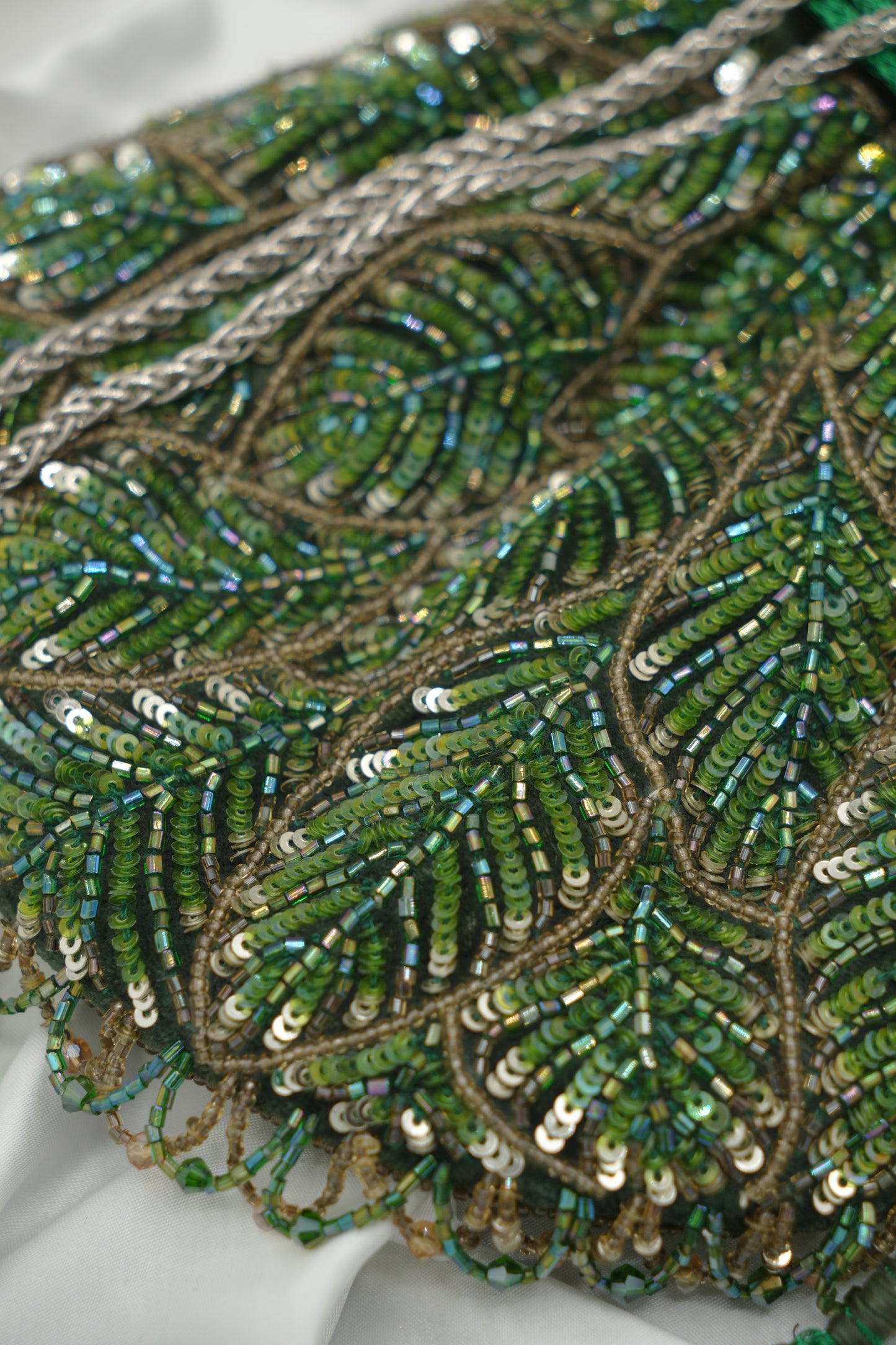 Green Velvet Potli