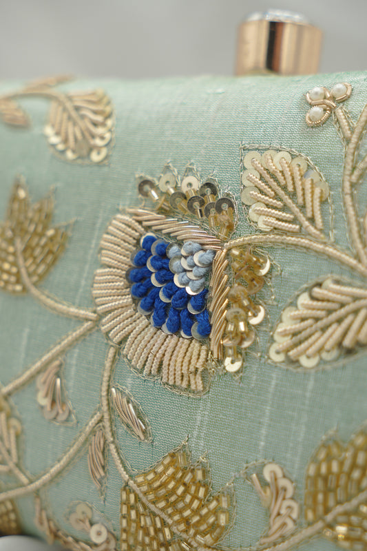 Hand Embellished Clutch