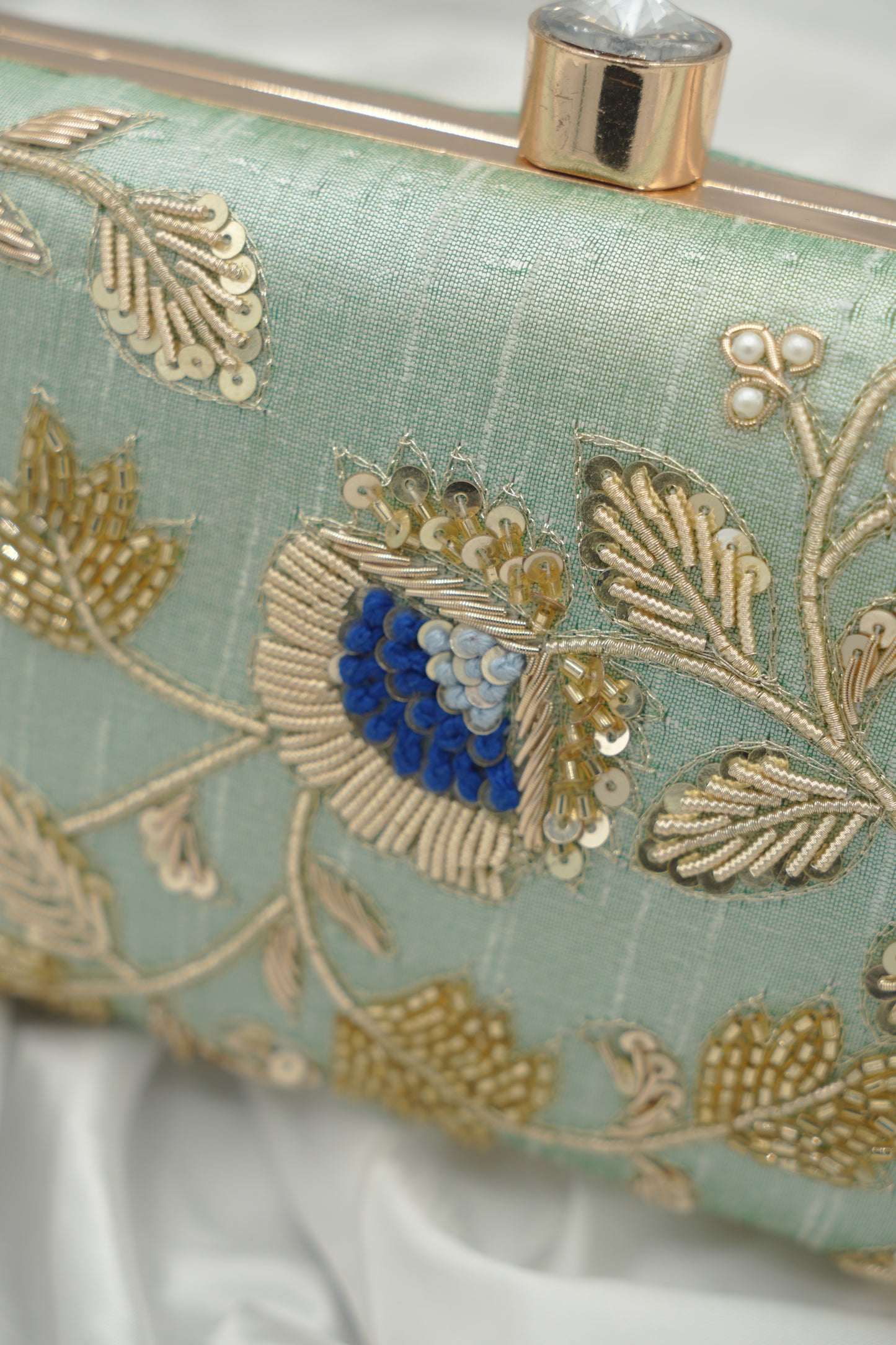 Hand Embellished Clutch
