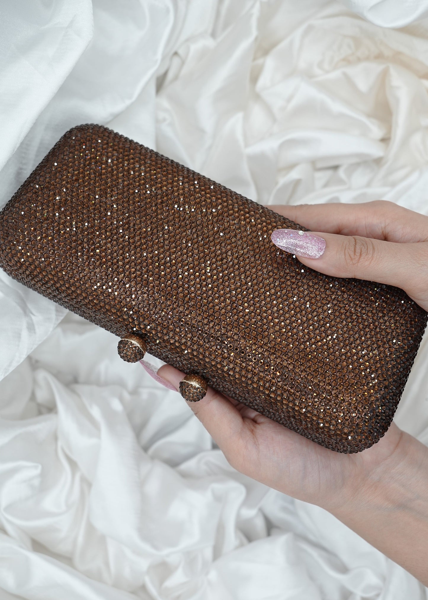 Sleek Brown Clutch