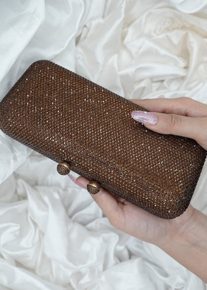 Sleek Brown Clutch
