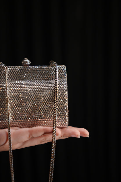 Noir Lumière Swarovski Clutch