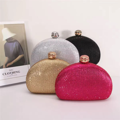 Sleek black clutch