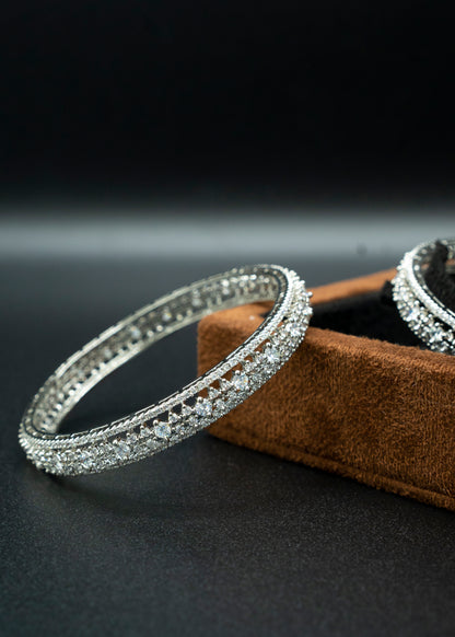 Gleaming silver